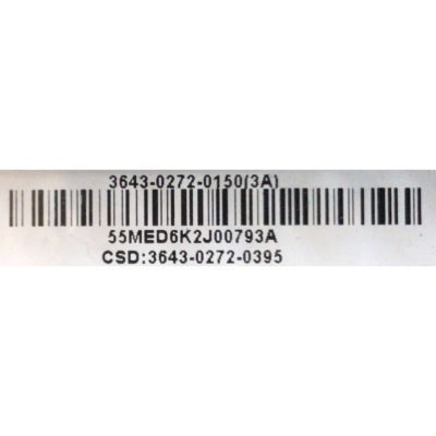 MAIN FUENTE PARA TV VIZIO SMART LED /  NUMERO DE PARTE 3643-0272-0150 (3A) / 0171-2272-7113/ 098001404010 /1902 / 005364 / 3643-0272-8395 / MODELO V435-G0 / V435-G0 LAUKQEKV - Imagen 3